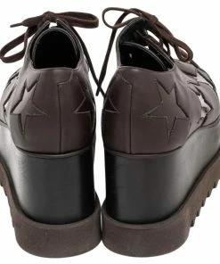 Best reviews of 💯 Stella McCartney Brown Faux Leather Elyse Star 👟 Sneakers Size 36.5 For 👩 Women ❤️ -Stella McCartney Shop luxury women stella mccartney used shoes p482129 001