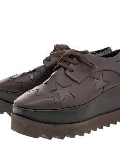 Best reviews of 💯 Stella McCartney Brown Faux Leather Elyse Star 👟 Sneakers Size 36.5 For 👩 Women ❤️ -Stella McCartney Shop luxury women stella mccartney used shoes p482129 007