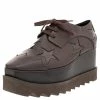 Best reviews of 💯 Stella McCartney Brown Faux Leather Elyse Star 👟 Sneakers Size 36.5 For 👩 Women ❤️