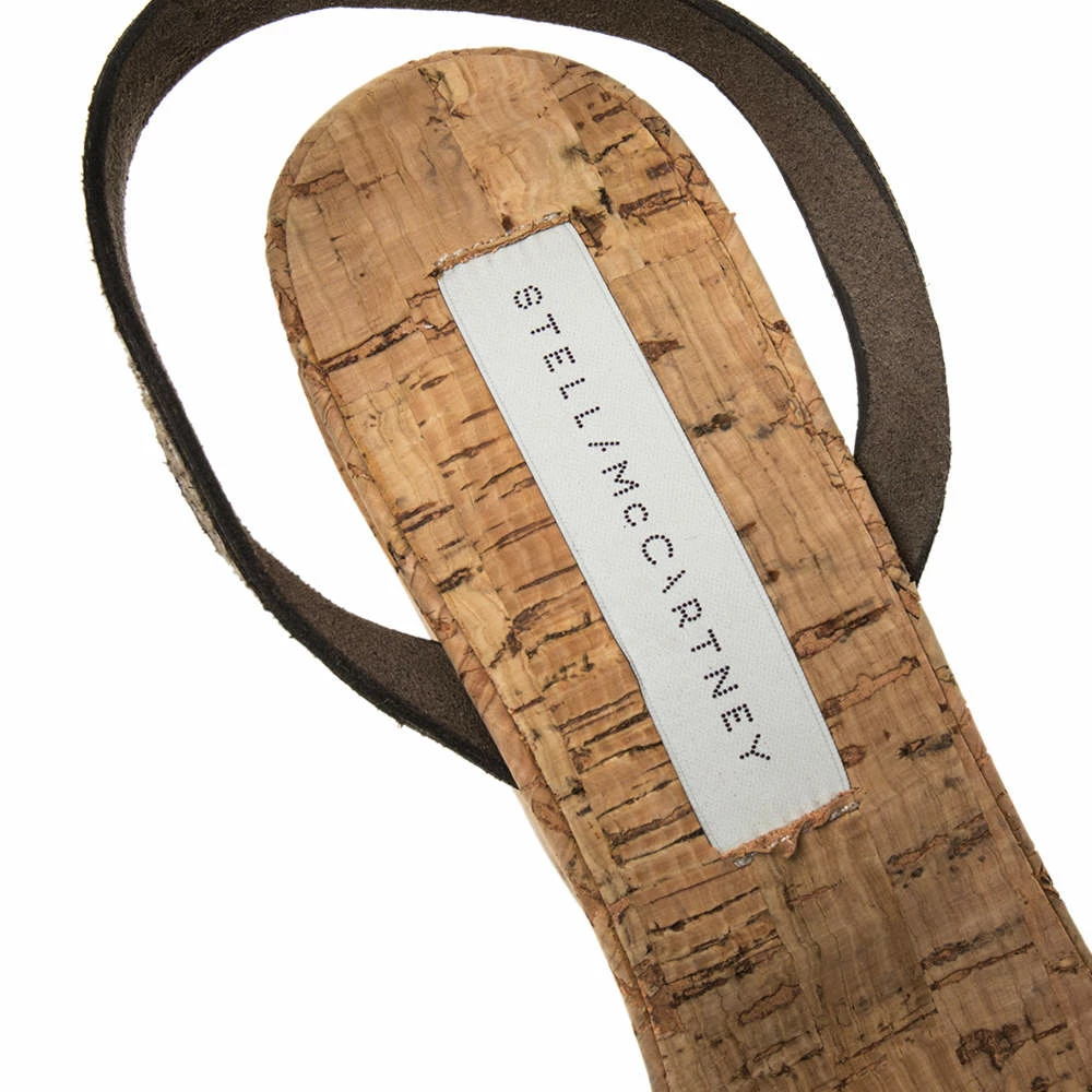 Brand new โญ Stella McCartney Beige Faux Python Leather Cork Platform ๐ฉด Sandals Size 39 For ๐ฉ Women ๐ 9 Brand new โญ Stella McCartney Beige Faux Python Leather Cork Platform ๐ฉด Sandals Size 39 For ๐ฉ Women ๐ - Image 7