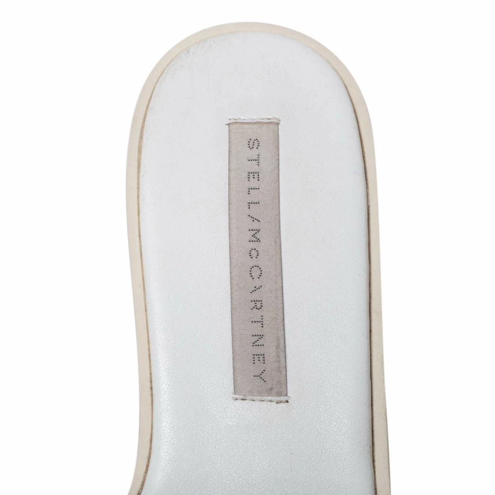 Promo ⭐ Stella McCartney Black Ruffle Faux Leather Platform Slide 🩴 Sandals Size 39 For 👩 Women 😉 9 Promo ⭐ Stella McCartney Black Ruffle Faux Leather Platform Slide 🩴 Sandals Size 39 For 👩 Women 😉 - Image 7