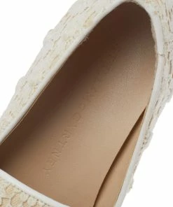 Cheap ✔️ Stella McCartney Cream Floral-lace Slip On 👟 Sneakers Size 36 For 👩 Women 💯 -Stella McCartney Shop luxury women stella mccartney used shoes p492032 005