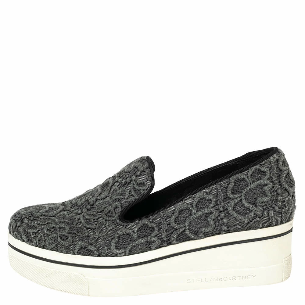 Flash Sale ๐ Stella McCartney Grey Embroidered Fabric Lace Slip On ๐ Sneakers Size 38 For ๐ฉ Women ๐ 4 Flash Sale ๐ Stella McCartney Grey Embroidered Fabric Lace Slip On ๐ Sneakers Size 38 For ๐ฉ Women ๐ - Image 2