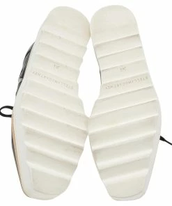 New 😀 Stella McCartney Black Faux Leather Elyse Platform 👟 Sneakers Size 34.5 For 👩 Women 🥰 -Stella McCartney Shop luxury women stella mccartney used shoes p495584 009