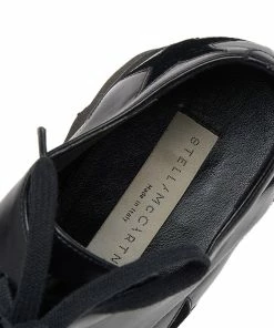 Brand new 🎉 Stella McCartney Black Faux Leather Elyse Star Platform Derby Size 35 For 👩 Women 😍 -Stella McCartney Shop luxury women stella mccartney used shoes p497201 004