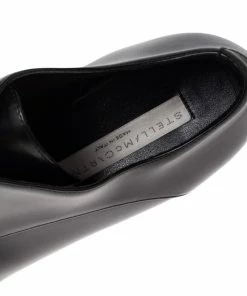 Outlet 👏 Stella McCartney Black Faux Leather Elyse Platform 👟 Sneakers Size 40 For 👩 Women 🥰 -Stella McCartney Shop luxury women stella mccartney used shoes p500035 001