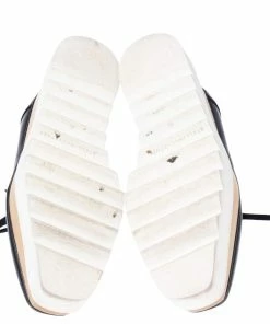 Outlet 👏 Stella McCartney Black Faux Leather Elyse Platform 👟 Sneakers Size 40 For 👩 Women 🥰 -Stella McCartney Shop luxury women stella mccartney used shoes p500035 009