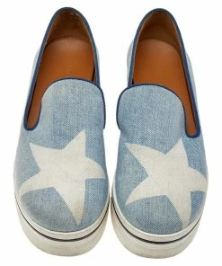 Discount 🎉 Stella McCartney Blue Denim Binx Slip On 👟 Sneakers Size 38 For 👩 Women 🎁 -Stella McCartney Shop luxury women stella mccartney used shoes p502231 005