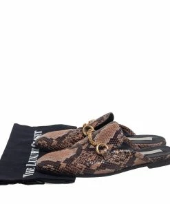 Deals 🥰 Stella McCartney Brown Faux Python Flats Size 37.5 For 👩 Women 🎉 -Stella McCartney Shop luxury women stella mccartney used shoes p504988 001