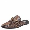 Deals 🥰 Stella McCartney Brown Faux Python Flats Size 37.5 For 👩 Women 🎉 -Stella McCartney Shop luxury women stella mccartney used shoes p504988 003