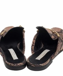 Deals 🥰 Stella McCartney Brown Faux Python Flats Size 37.5 For 👩 Women 🎉 -Stella McCartney Shop luxury women stella mccartney used shoes p504988 007