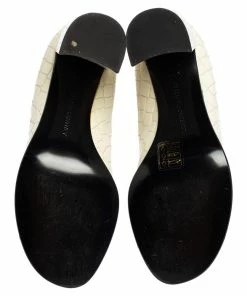 Best Sale ✨ Stella McCartney White Croc Embossed Faux Leather Peep Toe Ankle 🥾 Boots Size 37.5 For 👩 Women 🌟 -Stella McCartney Shop luxury women stella mccartney used shoes p506006 001