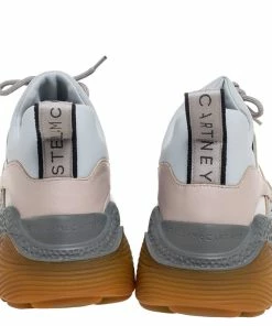 New 😉 Stella McCartney Grey/Beige Faux Leather And Suede Eclypse Chunky 👟 Sneakers Size 40 For 👩 Women ⌛ -Stella McCartney Shop luxury women stella mccartney used shoes p515022 003