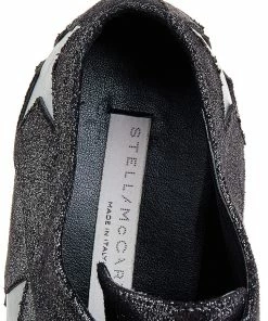 Promo 🥰 Stella McCartney Metallic Faux Suede Elyse Star Platform Derby Size 37 For 👩 Women 😉 -Stella McCartney Shop luxury women stella mccartney used shoes p515497 009