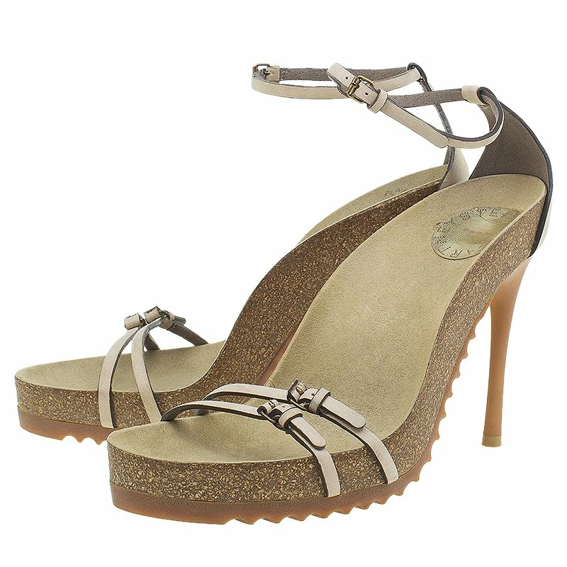 Cheapest โญ Stella McCartney Beige Cork Double Buckle Strap ๐ฉด Sandals Size 38 For ๐ฉ Women ๐ฅ 6 Cheapest โญ Stella McCartney Beige Cork Double Buckle Strap ๐ฉด Sandals Size 38 For ๐ฉ Women ๐ฅ - Image 4