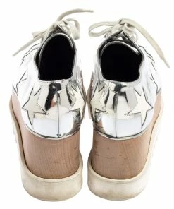 Cheap ๐ Stella McCartney Silver/White Faux Leather And Elyse Star Platform Derby Size 38.5 For ๐ฉ Women ๐ 14 Cheap ๐ Stella McCartney Silver/White Faux Leather And Elyse Star Platform Derby Size 38.5 For ๐ฉ Women ๐ -Stella McCartney Shop luxury women stella mccartney used shoes p520762 005