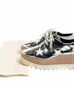 Cheap ๐ Stella McCartney Silver/White Faux Leather And Elyse Star Platform Derby Size 38.5 For ๐ฉ Women ๐ 17 Cheap ๐ Stella McCartney Silver/White Faux Leather And Elyse Star Platform Derby Size 38.5 For ๐ฉ Women ๐ -Stella McCartney Shop luxury women stella mccartney used shoes p520762 008