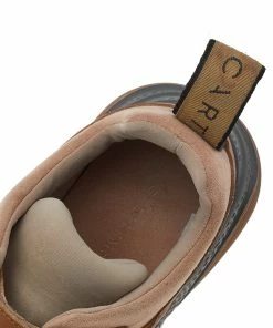 Budget 🧨 Stella McCartney Brown Faux Leather And Faux Suede Eclypse Velcro Strap 👟 Sneakers Size 37 For 👩 Women ⌛ -Stella McCartney Shop luxury women stella mccartney used shoes p525846 006