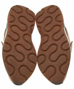 Budget 🧨 Stella McCartney Brown Faux Leather And Faux Suede Eclypse Velcro Strap 👟 Sneakers Size 37 For 👩 Women ⌛ -Stella McCartney Shop luxury women stella mccartney used shoes p525846 008