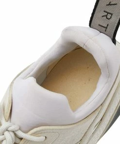 Hot Sale ⌛ Stella McCartney White/Grey Faux Leather Eclypse Low Top 👟 Sneakers Size 38 For 👩 Women ✔️ -Stella McCartney Shop luxury women stella mccartney used shoes p526722 003