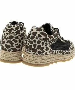 Buy 💯 Stella McCartney Leopard Print Canvas And Mesh Espadrille 👟 Sneakers Size 39 For 👩 Women 🎁 -Stella McCartney Shop luxury women stella mccartney used shoes p52681 005