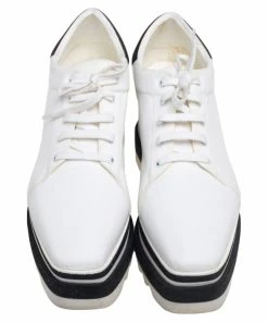 Buy ๐ Stella McCartney White Faux Leather Elyse Platform Derby Size 37 For ๐ฉ Women ๐ 12 Buy ๐ Stella McCartney White Faux Leather Elyse Platform Derby Size 37 For ๐ฉ Women ๐ -Stella McCartney Shop luxury women stella mccartney used shoes p551697 001