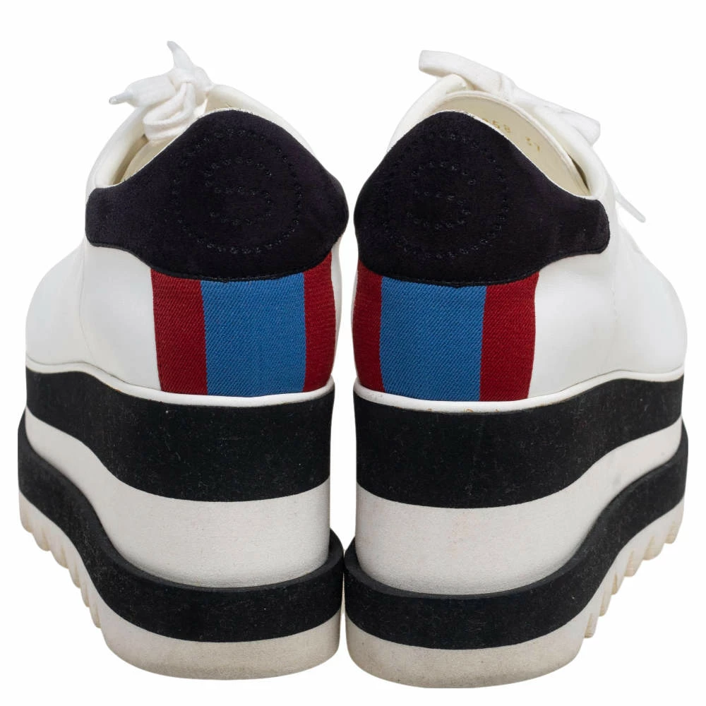 Buy ๐ Stella McCartney White Faux Leather Elyse Platform Derby Size 37 For ๐ฉ Women ๐ 7 Buy ๐ Stella McCartney White Faux Leather Elyse Platform Derby Size 37 For ๐ฉ Women ๐ - Image 5