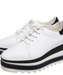 Buy ๐ Stella McCartney White Faux Leather Elyse Platform Derby Size 37 For ๐ฉ Women ๐ 13 Buy ๐ Stella McCartney White Faux Leather Elyse Platform Derby Size 37 For ๐ฉ Women ๐ -Stella McCartney Shop luxury women stella mccartney used shoes p551697 006