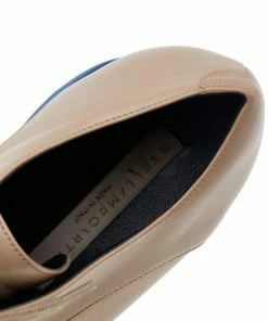 Brand new ⌛ Stella McCartney Beige Faux Leather Elyse Platform Lace Up Derby Size 39 For 👩 Women ❤️ -Stella McCartney Shop luxury women stella mccartney used shoes p556842 007