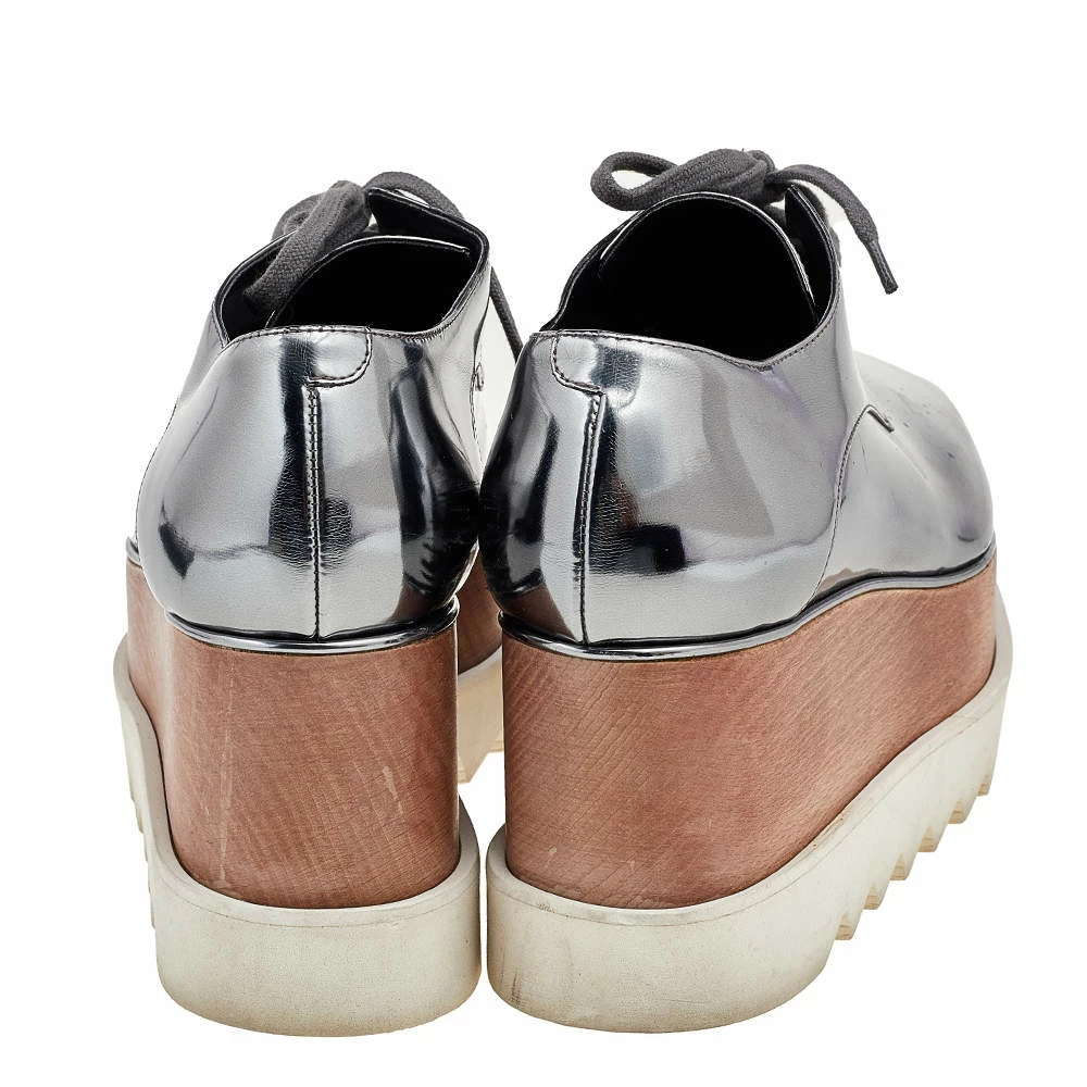 Flash Sale ⭐ Stella McCartney Faux Patent Leather Elyse Platform 👟 Sneakers Size 38 For 👩 Women ✔️ 7 Flash Sale ⭐ Stella McCartney Faux Patent Leather Elyse Platform 👟 Sneakers Size 38 For 👩 Women ✔️ - Image 5