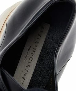 Promo 😉 Stella McCartney Black Faux Leather Elyse Platform Derby Size 37.5 For 👩 Women 🌟 -Stella McCartney Shop luxury women stella mccartney used shoes p557394 007