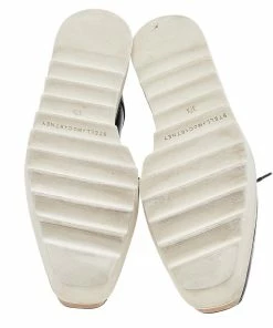 Promo 😉 Stella McCartney Black Faux Leather Elyse Platform Derby Size 37.5 For 👩 Women 🌟 -Stella McCartney Shop luxury women stella mccartney used shoes p557394 008