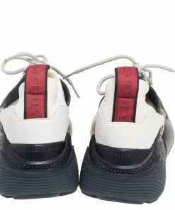 Coupon 👏 Stella McCartney Multicolor Faux Suede And Fabric Eclypse Low-Top 👟 Sneakers Size 40 For 👩 Women 🎉 -Stella McCartney Shop luxury women stella mccartney used shoes p557897 007