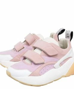 Hot Sale ❤️ Stella McCartney Multicolor Faux Leather And Faux Suede Eclypse Velcro 👟 Sneakers Size 39 For 👩 Women 👏 -Stella McCartney Shop luxury women stella mccartney used shoes p561719 010