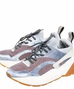 Best reviews of ✨ Stella McCartney Multicolor Velvet And Faux Suede Eclypse Low Top 👟 Sneakers Size 39 For 👩 Women 🤩 -Stella McCartney Shop luxury women stella mccartney used shoes p571205 002