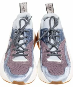 Best reviews of ✨ Stella McCartney Multicolor Velvet And Faux Suede Eclypse Low Top 👟 Sneakers Size 39 For 👩 Women 🤩 -Stella McCartney Shop luxury women stella mccartney used shoes p571205 003