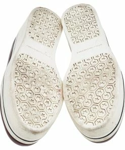 Promo 👏 Stella McCartney Burgundy Faux Leather Chain Link Platform Slip On Loafers Size 39 For 👩 Women ⭐ -Stella McCartney Shop luxury women stella mccartney used shoes p571223 008