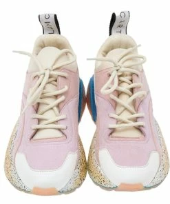 Promo ⭐ Stella McCartney Multicolor Faux Leather/Suede And Neoprene Eclypse Chunky 👟 Sneakers Size 35 For 👩 Women 🔔 -Stella McCartney Shop luxury women stella mccartney used shoes p572681 006