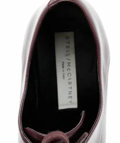 Best reviews of 🥰 Stella McCartney Burgundy Faux Leather Elyse Platform 👟 Sneakers Size 39 For 👩 Women 🛒 -Stella McCartney Shop luxury women stella mccartney used shoes p572792 006