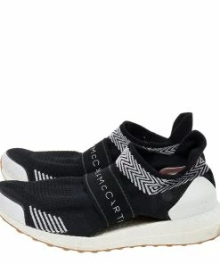Top 10 🛒 Adidas By Stella McCartney Black/White Knit Fabric Ultraboost 3D 👟 Sneakers Size 38 2/3 For 👩 Women 🛒 -Stella McCartney Shop luxury women stella mccartney used shoes p575526 002