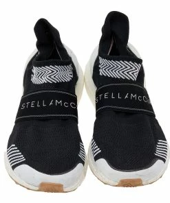 Top 10 🛒 Adidas By Stella McCartney Black/White Knit Fabric Ultraboost 3D 👟 Sneakers Size 38 2/3 For 👩 Women 🛒 -Stella McCartney Shop luxury women stella mccartney used shoes p575526 004