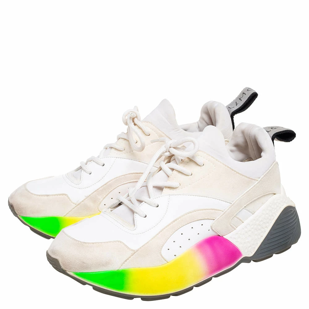 Best deal 🥰 Stella McCartney Multicolor Faux Leather And Faux Suede Eclypse Low-Top 👟 Sneakers Size 39 For 👩 Women 🎁 6 Best deal 🥰 Stella McCartney Multicolor Faux Leather And Faux Suede Eclypse Low-Top 👟 Sneakers Size 39 For 👩 Women 🎁 - Image 4