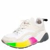 Best deal 🥰 Stella McCartney Multicolor Faux Leather And Faux Suede Eclypse Low-Top 👟 Sneakers Size 39 For 👩 Women 🎁 -Stella McCartney Shop luxury women stella mccartney used shoes p577431 005