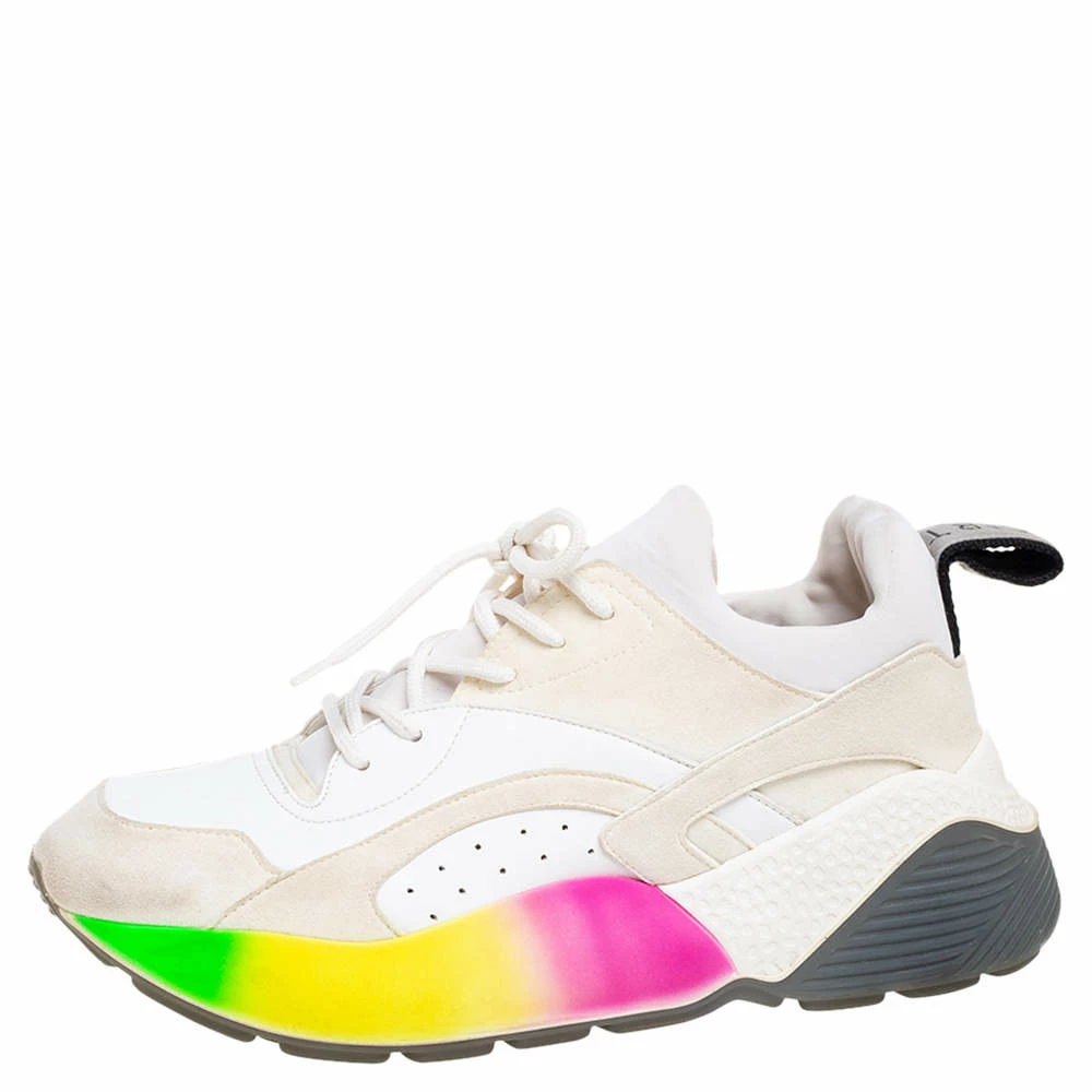 Best deal 🥰 Stella McCartney Multicolor Faux Leather And Faux Suede Eclypse Low-Top 👟 Sneakers Size 39 For 👩 Women 🎁 4 Best deal 🥰 Stella McCartney Multicolor Faux Leather And Faux Suede Eclypse Low-Top 👟 Sneakers Size 39 For 👩 Women 🎁 - Image 2