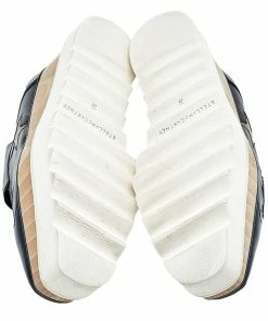 Discount 😍 Stella McCartney Black/Gold Faux Leather Elyse Star Platform Derby Size 39 For 👩 Women ✨ -Stella McCartney Shop luxury women stella mccartney used shoes p592631 006