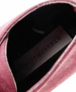 Promo 💯 Stella McCartney Burgundy Faux Suede Lace Up Wedge 🥾 Boots Size 37 For 👩 Women 🤩 -Stella McCartney Shop luxury women stella mccartney used shoes p592962 1645421823 010
