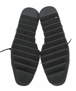 Deals ✔️ Stella McCartney Black Faux Leather And Velvet Elyse Star Platform Derby Size 36 For 👩 Women 🎁 -Stella McCartney Shop luxury women stella mccartney used shoes p593998 001