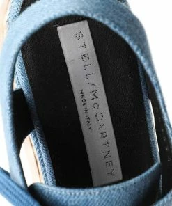 Cheap 🛒 Stella McCartney Blue Cut Out Denim Elyse Platform Slingback Derby Size 36 For 👩 Women 👍 -Stella McCartney Shop luxury women stella mccartney used shoes p594029 007