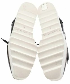 Buy ✨ Stella McCartney Black Faux Patent Leather Elyse Platform Lace Up Derby Size 36 For 👩 Women ❤️ -Stella McCartney Shop luxury women stella mccartney used shoes p594061 001