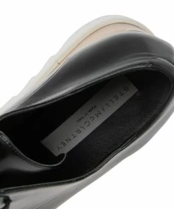 Best deal 👏 Stella McCartney Black Faux Leather Elyse Platform Derby 👟 Sneakers Size 38 For 👩 Women 😉 -Stella McCartney Shop luxury women stella mccartney used shoes p594080 006